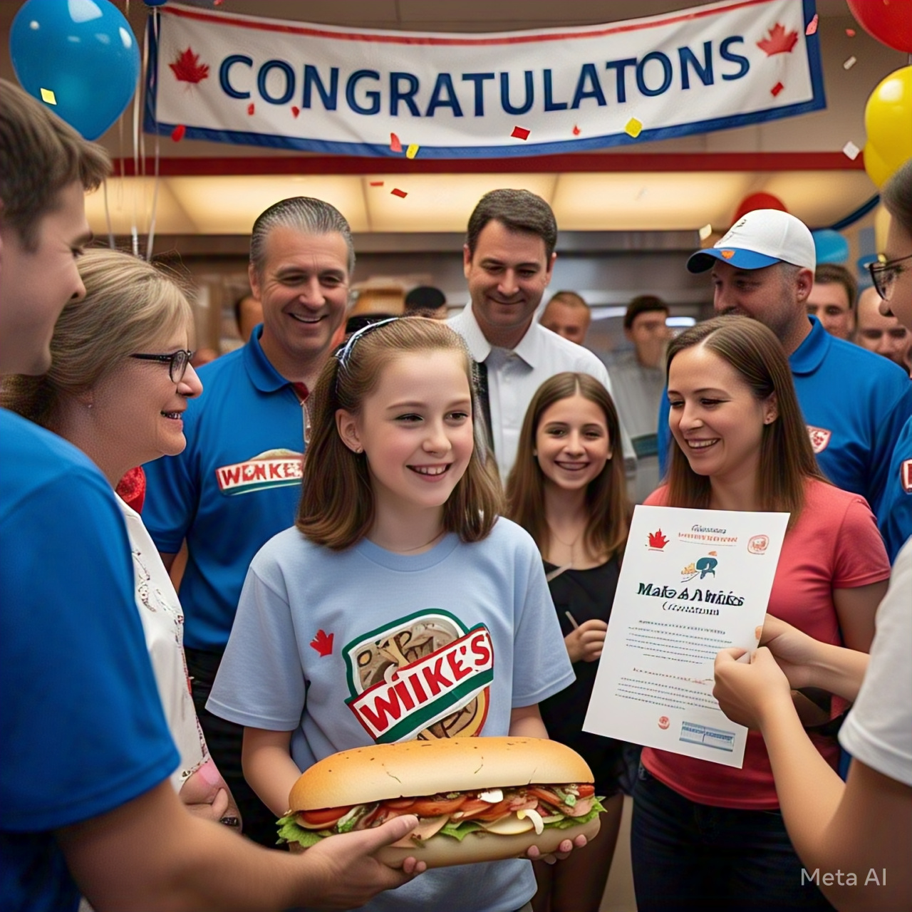 Jersey Mike’s Subs and Make-A-Wish Canada Surprise Brave 9-Year-Old Girl Battling Leukemia