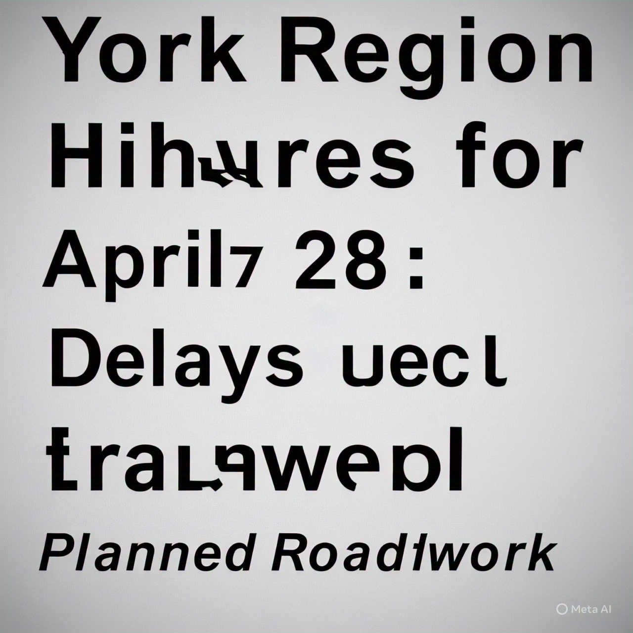York Region Highway Closures for April 28 Expect Delays Due to Planned Roadwork